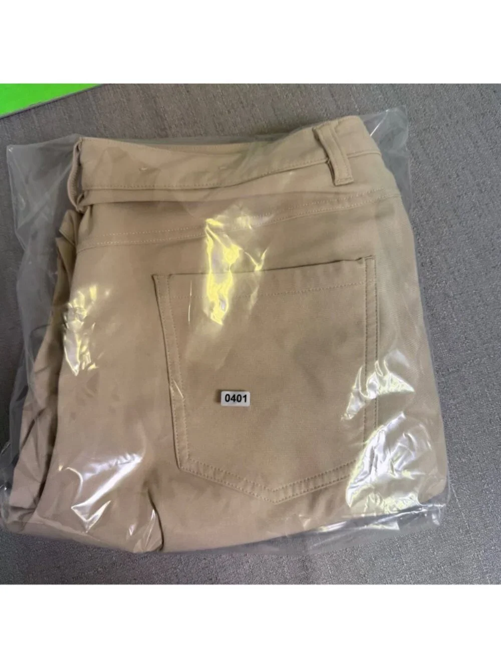 Lululemon  Mens ABC Classic-Fit 5Pkt Pant 34X31 Beige Khaki Warpstreme Preppy